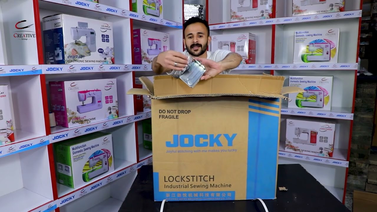 طريقة تركيب ماكينة الخياطة جوكي نص كمبيوتر قص فتلة