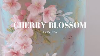 How to Make a Cherry Blossom Out of Gumpaste WITHOUT Cutters or Veiners!