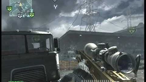 Barrett .50cal Multikill on MW3