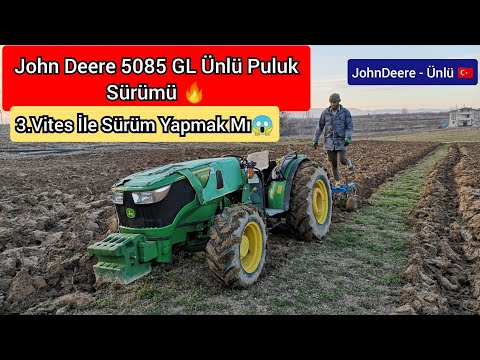 3. Vitesle Sürüm Yapmak Mı 😱| John Deere 5085 GL | Ünlü 4 lü 9 Numara Pulluk | #johndeere #ünlü