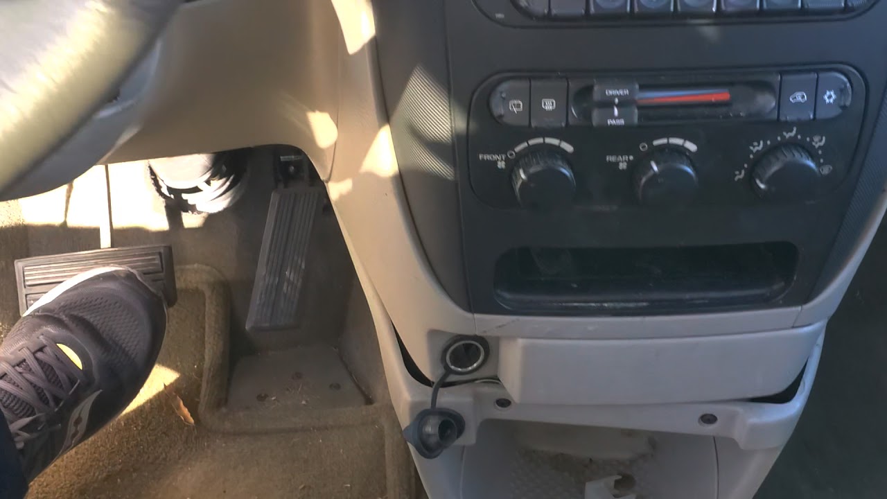 2005 Dodge Grand Caravan Power Outlet Fuses & Relay, Cigarette Lightet