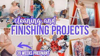 CLEAN WITH ME & HOME PROJECTS // CLEANING MOTIVATION // PREPARING FOR BABY NUMBER 4 // BECKY MOSS