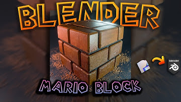 Get Super at Texturing in Blender with this Mario Brick - Plasticity to Blender