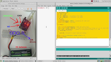 Arduino ile Voltmetre Yapımı, 3S batarya Monitörü/Voltaj Ölçme