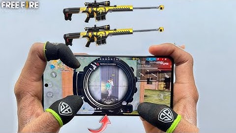 fastest double sniper tips and tricks with handcam tutorial free fire