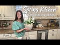 New spring kitchen clean  decorate with me part 2   spring kitchen decor ideas