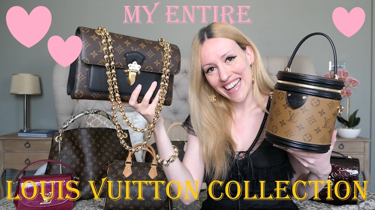 My entire Louis Vuitton handbag collection