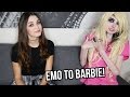 😇 EMO to BARBIE Transformation! | Mercades Danielle and Eugenia Cooney 👸