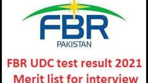 FBR written test Results for UDC LDC, Stynopest Announced | FBR interview start 2021