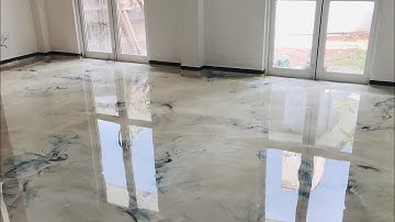 How we made designer Metallic Epoxy floors ?