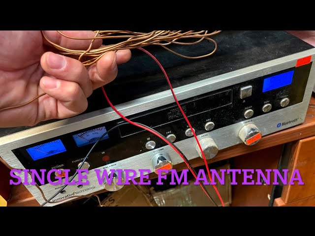 How to improve FM signal On radio with a single wire antenna Poor signal  Reception￼ static￼￼ 