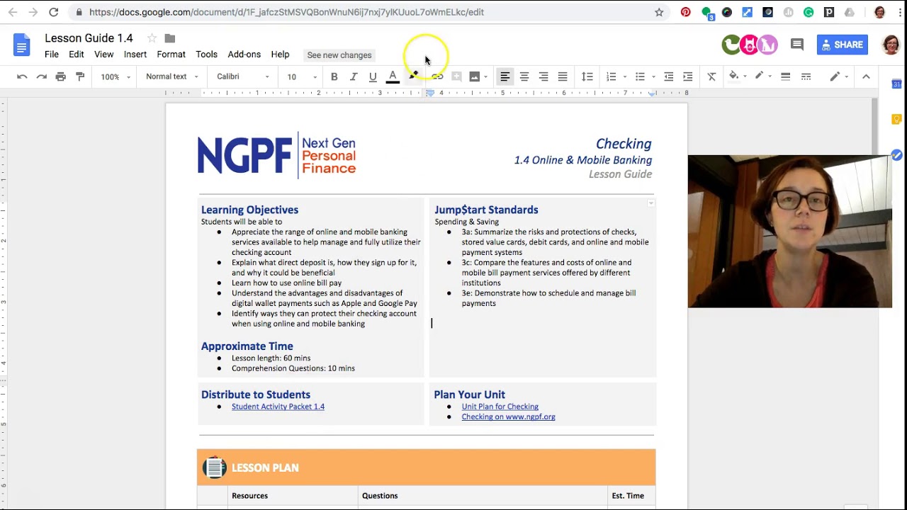 What S The Difference Between An Ngpf Lesson Guide And Student Activity Packet Pro Tip From Ngpf Youtube