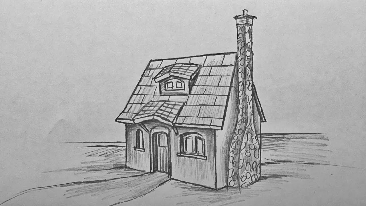 HOUSE DRAWİNG EASY EV ÇİZİMİ KOLAY YouTube