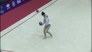 KRASNOBAEVA Elvira (BUL) BALL EF 37,3 - Bulgarian National Championships 2024