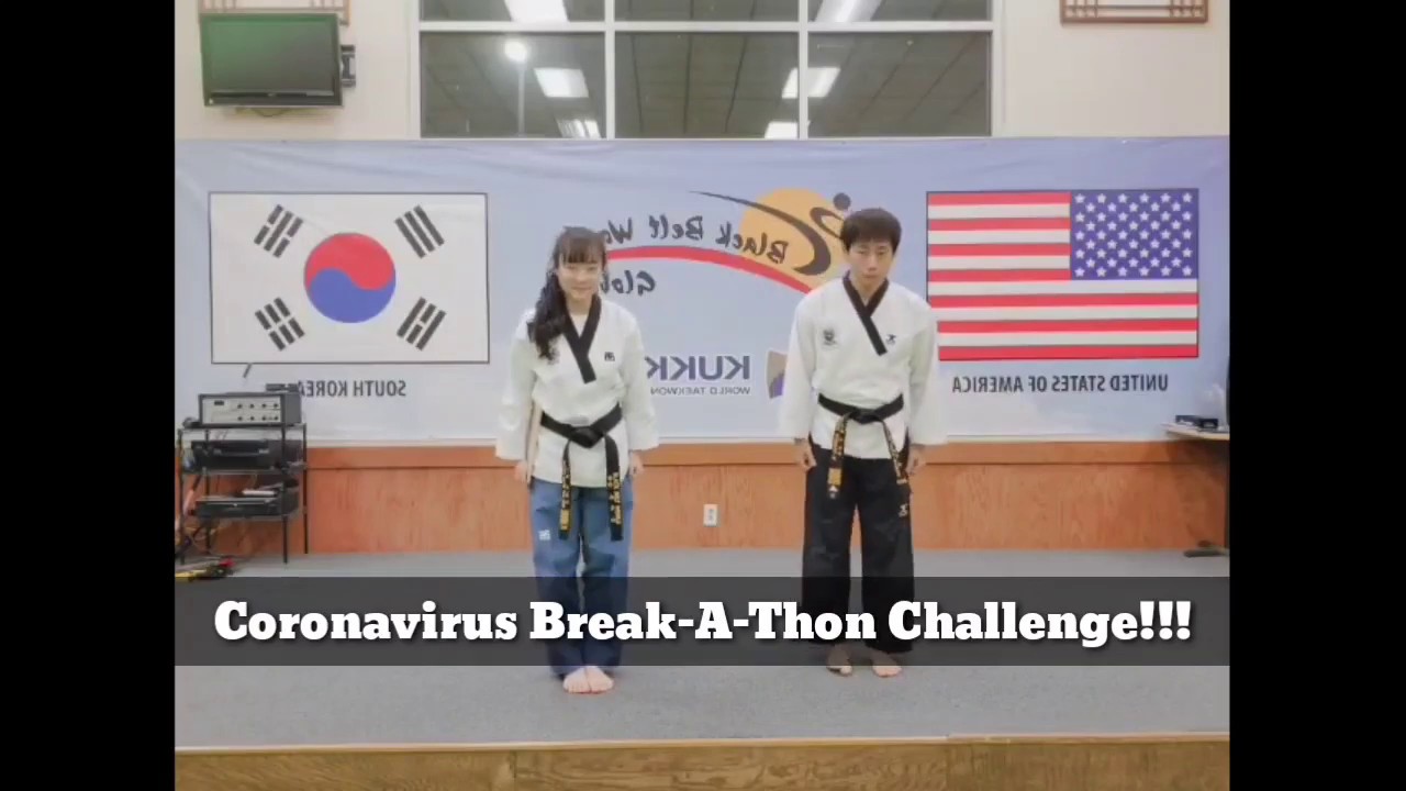Coronavirus challenge Break-A-Thon - YouTube