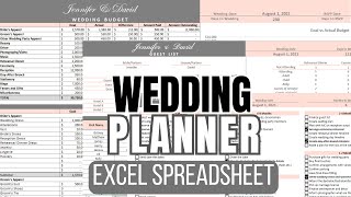 Wedding Planner Spreadsheet (Excel)