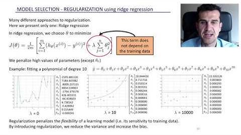 6. Regularization and model selection