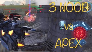 3 NOOB vs APEX | War Robots