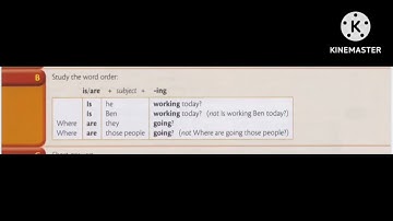 Unit-4( Present continuous questions )