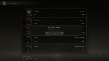 Failed to load saved data error - Elden Ring - FIX - NO CUTS -