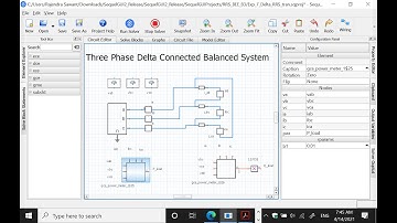 Three Phase Delta Connected Balanced System