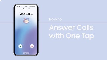 Answering Calls with One Tap on my Samsung Phone