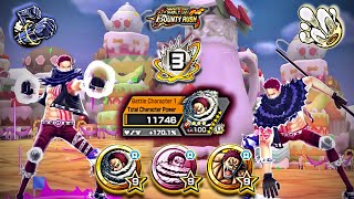 Boost3[52/52] Charlotte Katakuri with [Triple Katakuri Medal Set] Showcase | One Piece Bounty Rush