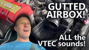 Honda S2000 Air Box Mod