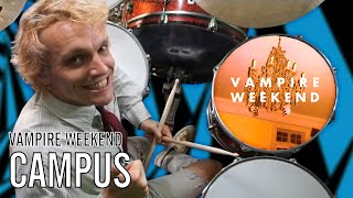 Vampire Weekend - Campus | Office Drummer [First Time Hearing]