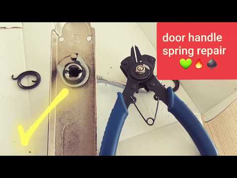 Door handle spring repair 💚🔥
