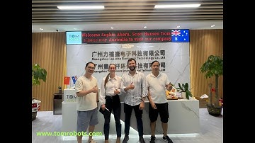 Customers from Australia visit our reverse vending machine