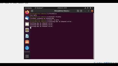Terminar proceso en Linux Ubuntu
