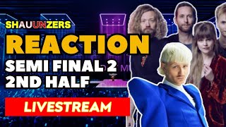 LIVE REACTION SEMI FINAL 2 (second half) | Eurovision Song Contest 2024 | SHAUUNZERS