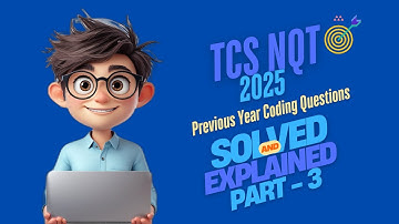 Part 3 | TCS NQT Previous Year Coding Questions Solved & Explained | Offline Drive Preparation