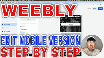 ✅ Hoe je de mobiele versie van je Weebly-website bewerkt 🔴