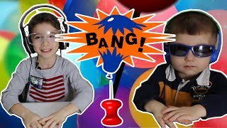 Pop Balloon Game Funny Moments with my brother