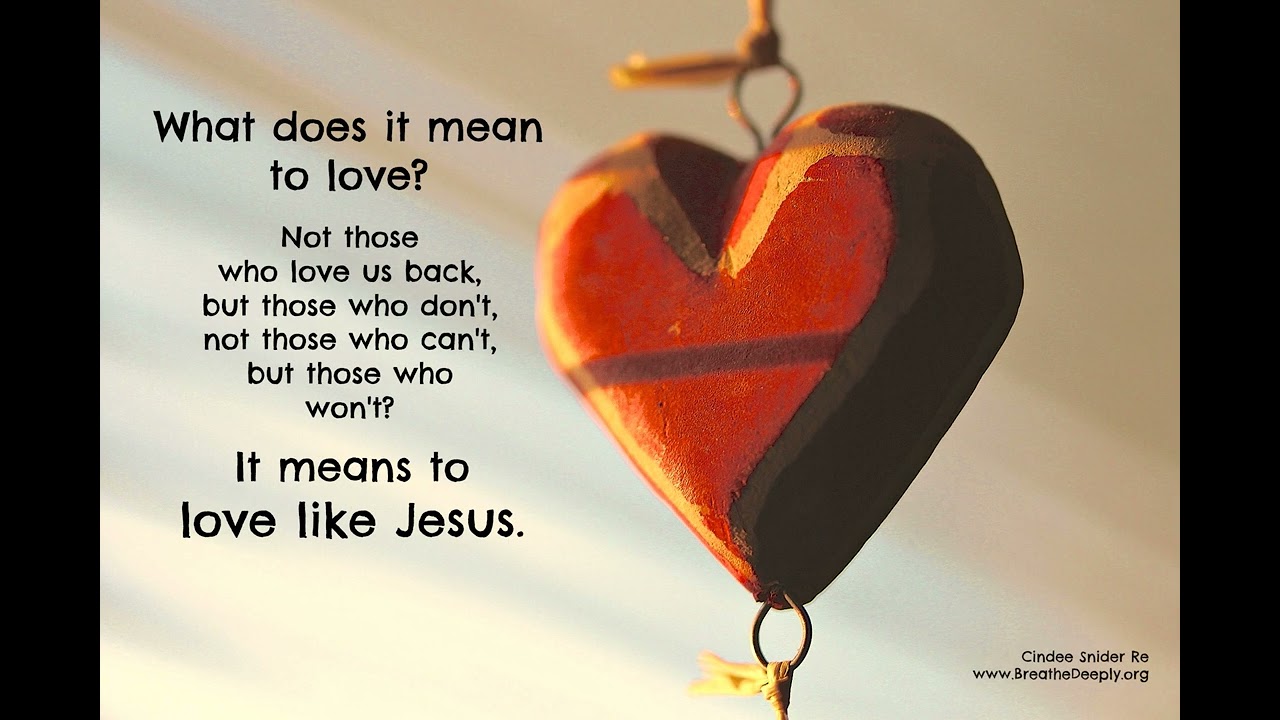 "Learning to Love People Unconditionally, Even When It is Not Reciprocated!" ~ Dr. Gladys Dark