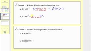 Scientific Notation (L4.4)