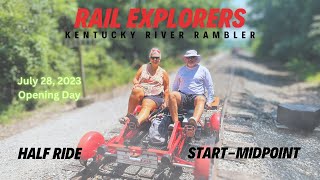 Breathtaking Views: Rail Biking in Kentucky. Start to Midpoint. #travel #railway #explore