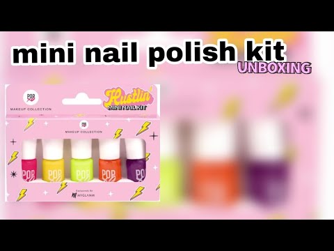 myGlvmm popxo mini nail paint kit /nail polish /doll world❤️