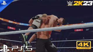 John Cena vs. Brock Lesnar - WWE Championship Match: SummerSlam 2014. | WWE 2K23 | (PS5).