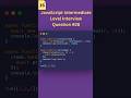 JavaScript Async Await 🔥 | JavaScript Interview Question #28 l #shorts #javascript #reactjs #webdev
