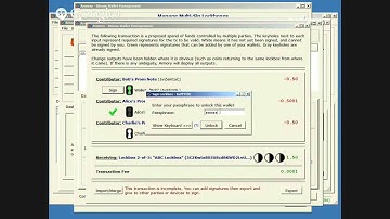 Bitcoin Armory - Simulfunding a Lockbox