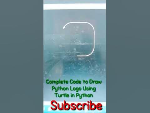 Complete Code to Draw Python Logo Using Turtle in Python|#python #short ...