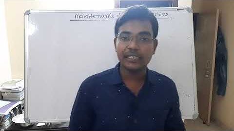 Introduction of maintenance of electric machine