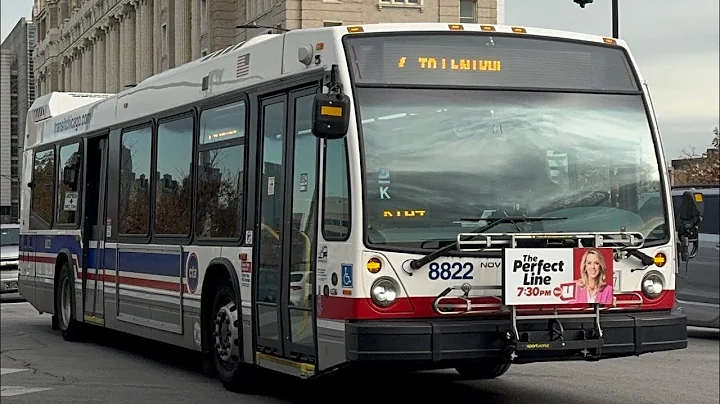 CTA 2025 Nova LFS Bus #8822 On Rt 7 Harrison
