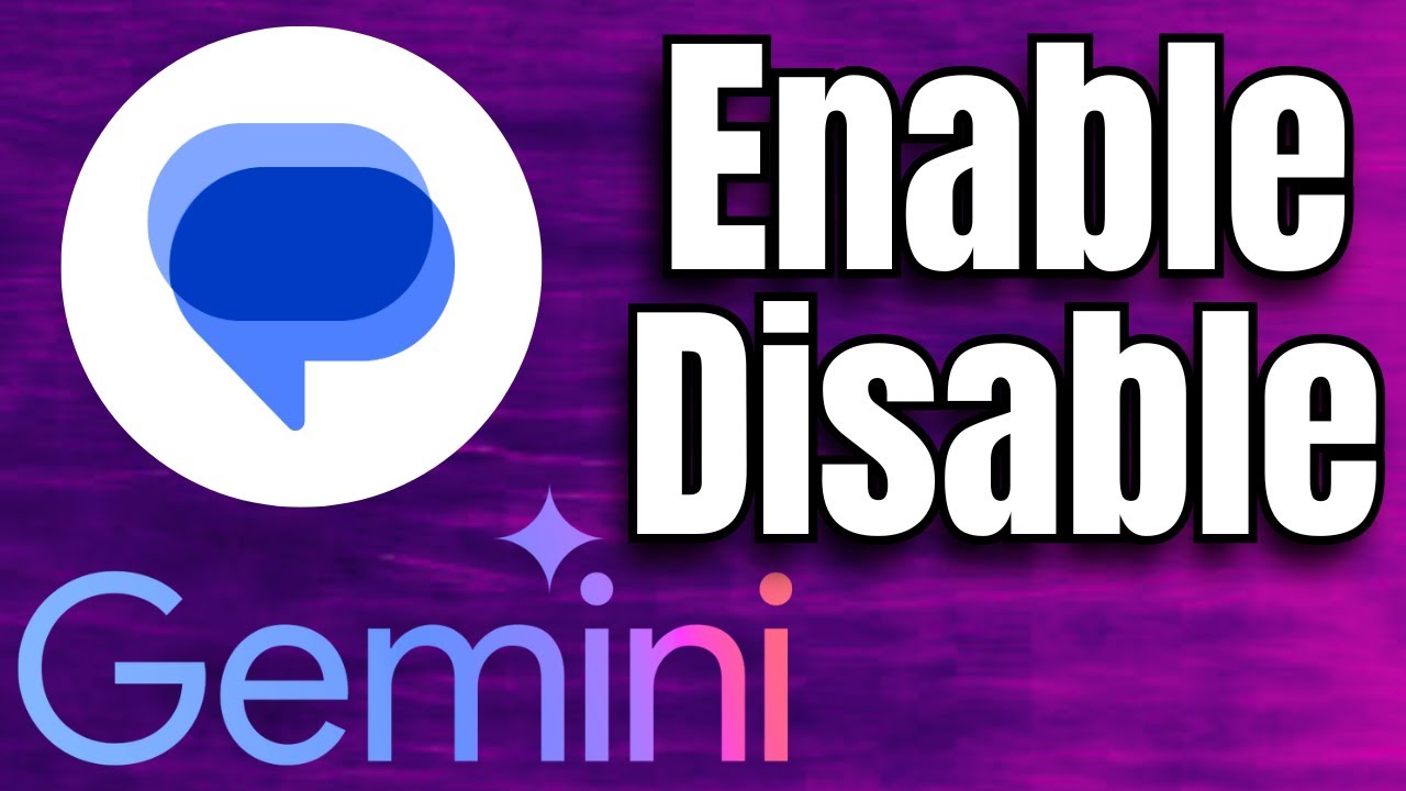 How to Enable & Disable Gemini Ai in Google Messages on Android - YouTube