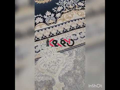 فرش ۱۲۰۰شانه کوروش نقشه وارش سرمه ای