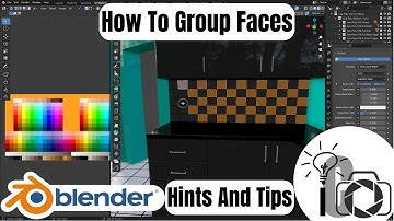 Blender - How To Group Faces