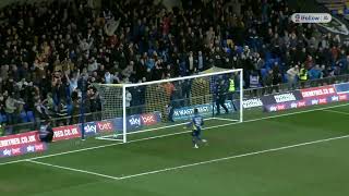 Danny Johnson scores the second goal at AFC Wimbledon